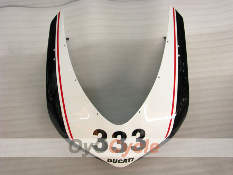 Kit de carénage moulé par injection pour Ducati 1198 09-11 - Rouge, Blanc, Noir - Style d'origine, personnalisable #OYO87906251
