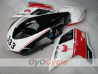 Kit de carénage moulé par injection pour Ducati 1198 09-11 - Rouge, Blanc, Noir - Style d'origine, personnalisable #OYO87906251