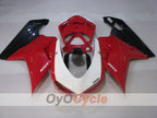 Kit de carénage moulé par injection pour Ducati 1198 09-11 - Rouge, Blanc, Noir - Style d'origine #OYO87906252