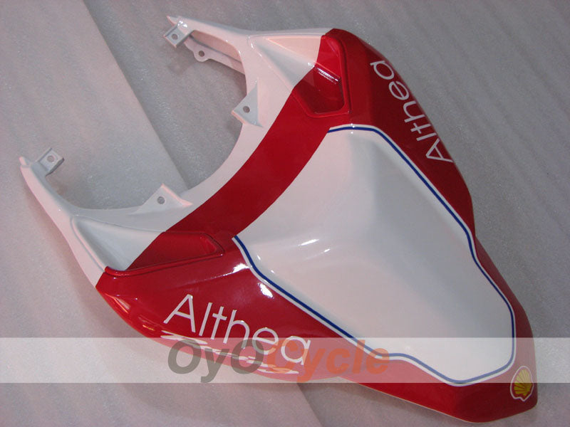Kit de carénage moulé par injection pour Ducati 1198 09-11 - Rouge, Blanc - Unibat #OYO87906253