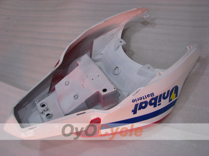 Kit de carénage moulé par injection pour Ducati 1198 09-11 - Rouge, Blanc - Unibat #OYO87906253
