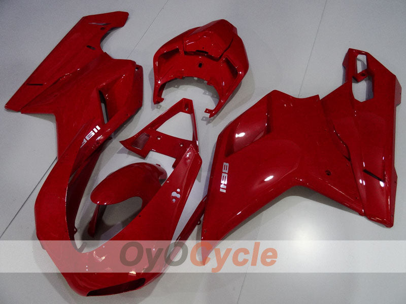 Kit de carénage à injection pour Ducati 1198 09-11 - Rouge - Style d'origine #OYO87906256 Image principale du produit