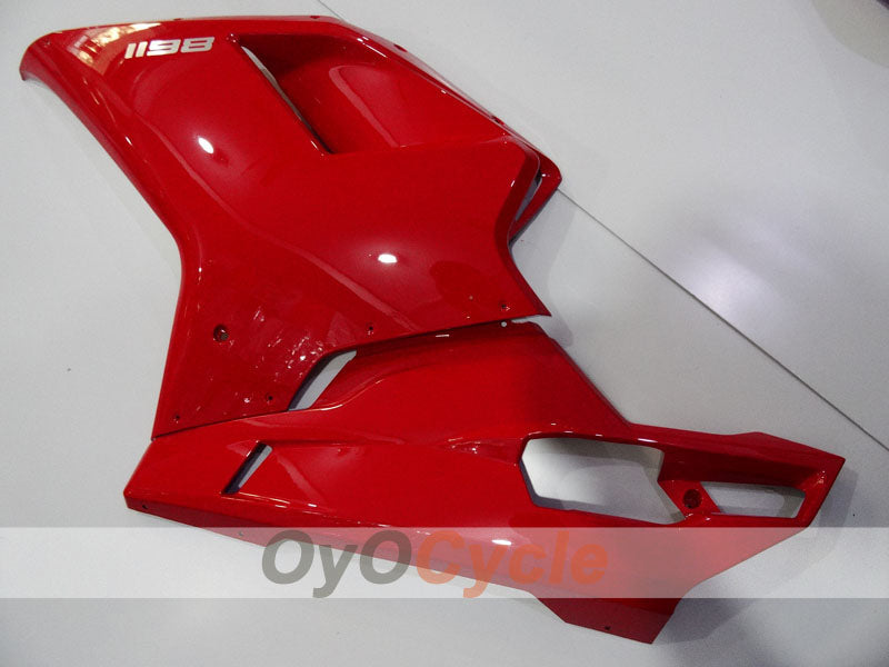 Kit de carénage à injection pour Ducati 1198 09-11 - Rouge - Style d'origine #OYO87906256