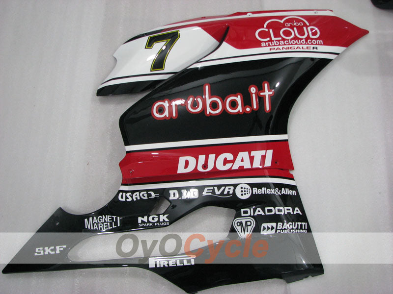 Kit de carénage à injection pour Ducati 1199 11-14 - Rouge, blanc, noir - aruba.it #OYO87906259