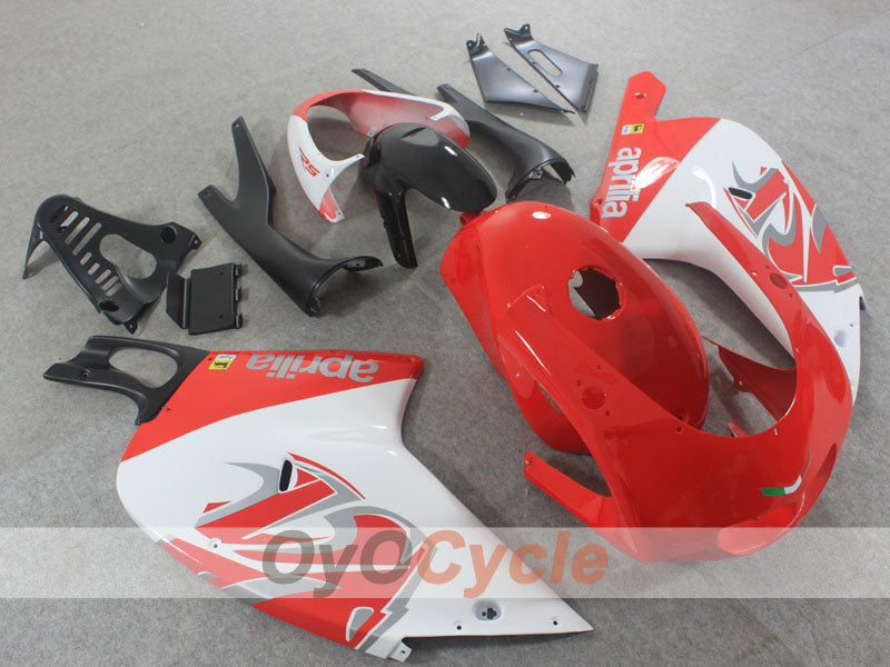Kit de carénage pour Aprilia RS125 01-05 - Rouge, blanc - Style d'origine #OYO87906265 Image principale du produit