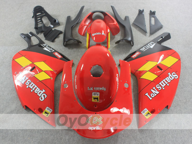 Kit de carénage pour Aprilia RS125 01-05 - Rouge, blanc - Personnalisable #OYO87906266 Image secondaire du produit