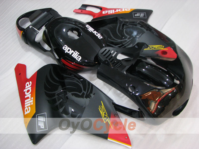 Kit de carénage pour Aprilia RS125 01-05 - Rouge, Noir - Personnalisé #OYO87906268