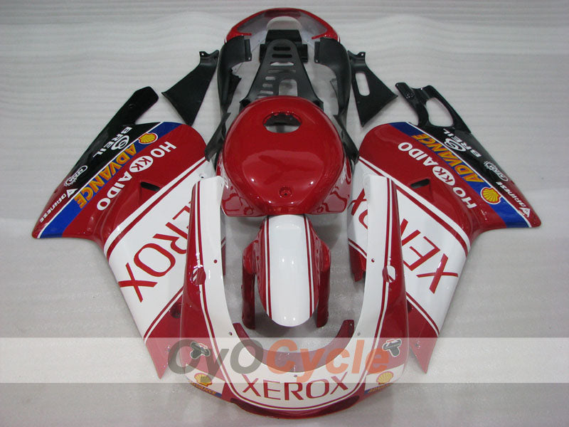 Kit de carénage pour Aprilia RS125 01-05 - Rouge, Blanc - Xerox #OYO87906269