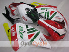 Kit de carénage pour Aprilia RS125 01-05 - Rouge, Vert, Blanc - Alitalia #OYO87906270