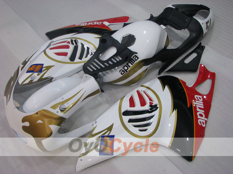 Kit de carénage pour Aprilia RS125 01-05 - Rouge, Blanc, Noir - Personnalisé #OYO87906271