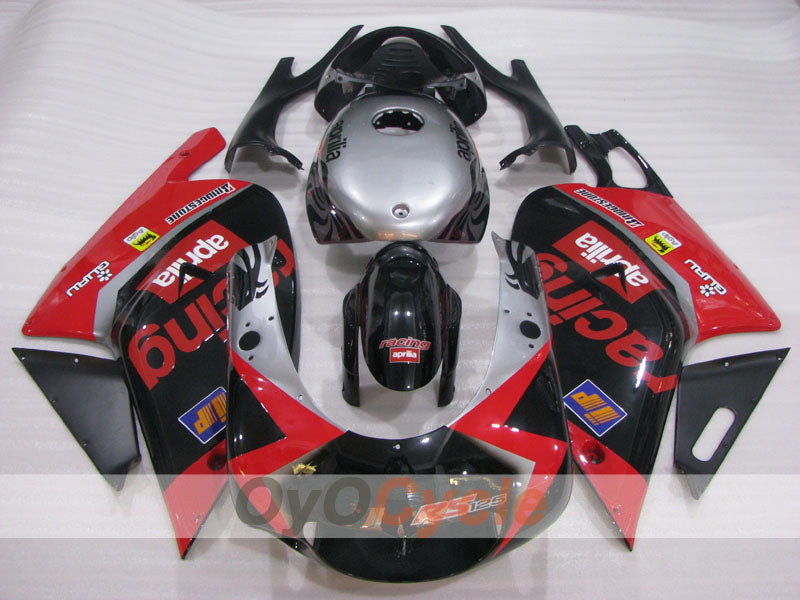Kit de carénage pour Aprilia RS125 01-05 - Rouge, Noir, Argent - Style d'usine #OYO87906273