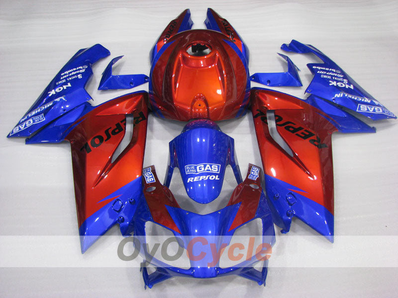 Kit de carénage pour Aprilia RS125 06-10 - Orange, Bleu - Repsol #OYO87906277 Image secondaire du produit