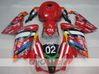 Kit de carénage pour Aprilia RS125 01-05 - Rouge - Personnalisé #OYO87906279