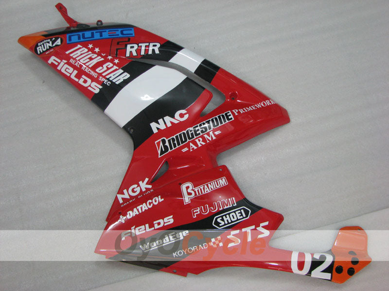 Kit de carénage pour Aprilia RS125 01-05 - Rouge - Personnalisé #OYO87906279