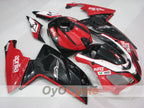 Kit de carénage pour Aprilia RS125 06-10 - Rouge, Noir - Personnalisé #OYO87906280