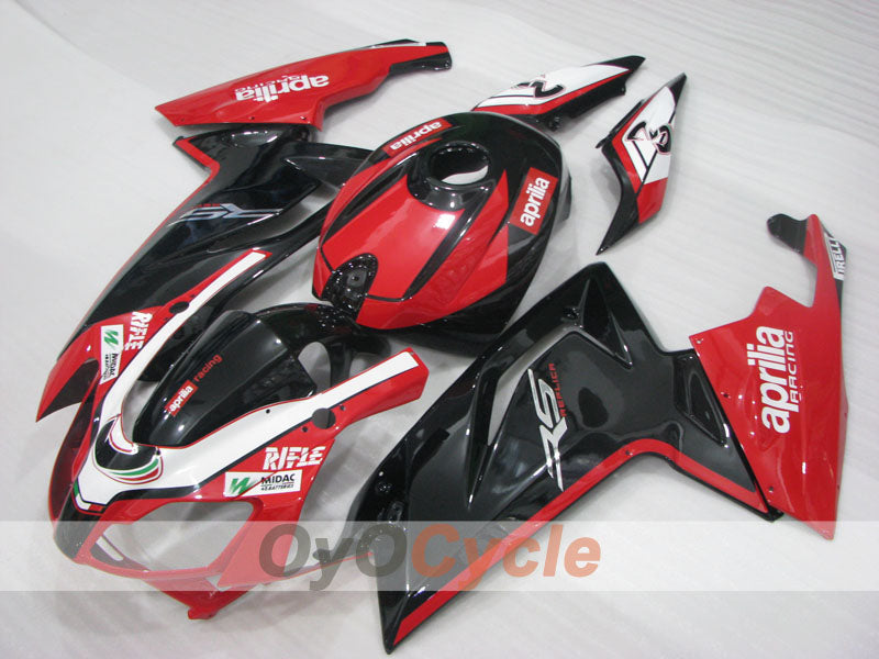 Kit de carénage pour Aprilia RS125 06-10 - Rouge, Noir - Personnalisé #OYO87906280 Image principale du produit