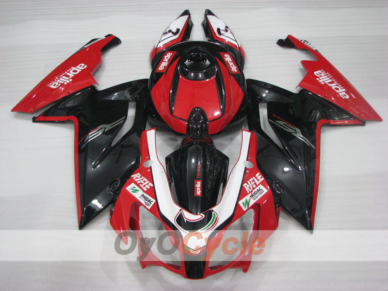 Kit de carénage pour Aprilia RS125 06-10 - Rouge, Noir - Personnalisé #OYO87906280