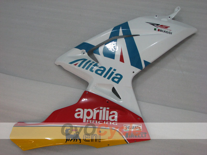 Kit de carénage pour Aprilia RS125 06-10 - Rouge, Bleu, Blanc - Alitalia #OYO87906281