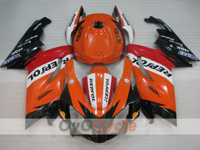 Kit de carénage pour Aprilia RS125 06-10 - Rouge, Orange, Noir - PEPSI #OYO87906283
