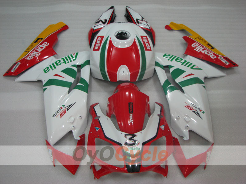 Kit de carénage pour Aprilia RS125 06-10 - Rouge, Blanc - Style usine #OYO87906284