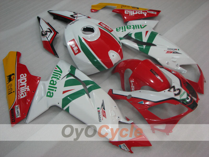 Kit de carénage pour Aprilia RS125 06-10 - Rouge, Blanc - Style usine #OYO87906284