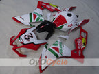 Kit de carénage pour Aprilia RSV4 09-14 - Rouge, Vert, Blanc, Noir - Alitalia #OYO87906287