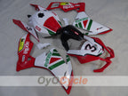Kit de carénage pour Aprilia RSV4 09-14 - Rouge, Vert, Blanc, Noir - Alitalia #OYO87906287