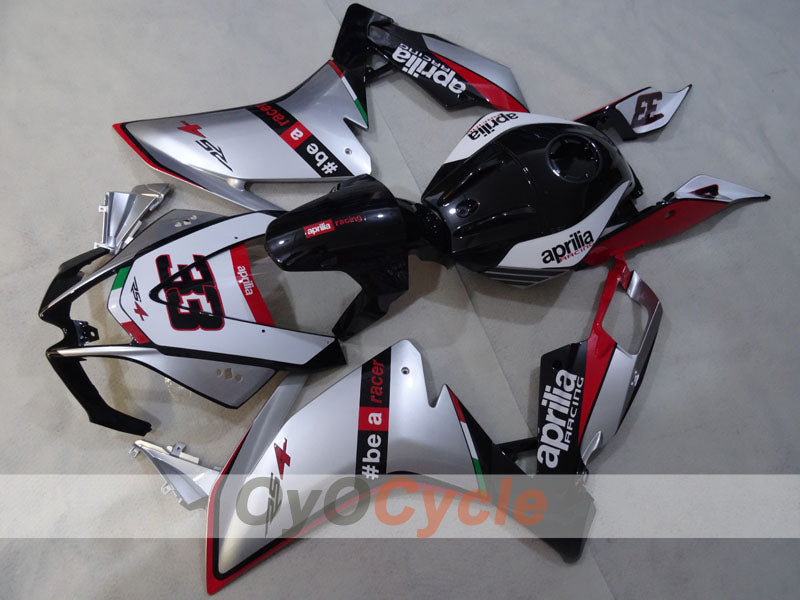 Kit de carénage pour Aprilia RSV4 09-14 - Rouge, Blanc, Argenté - #bearacer #OYO87906288 Image principale du produit