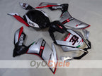 Kit de carénage pour Aprilia RSV4 09-14 - Rouge, Blanc, Argenté - #bearacer #OYO87906288