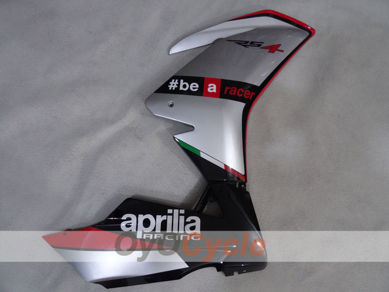 Kit de carénage pour Aprilia RSV4 09-14 - Rouge, Blanc, Argenté - #bearacer #OYO87906288