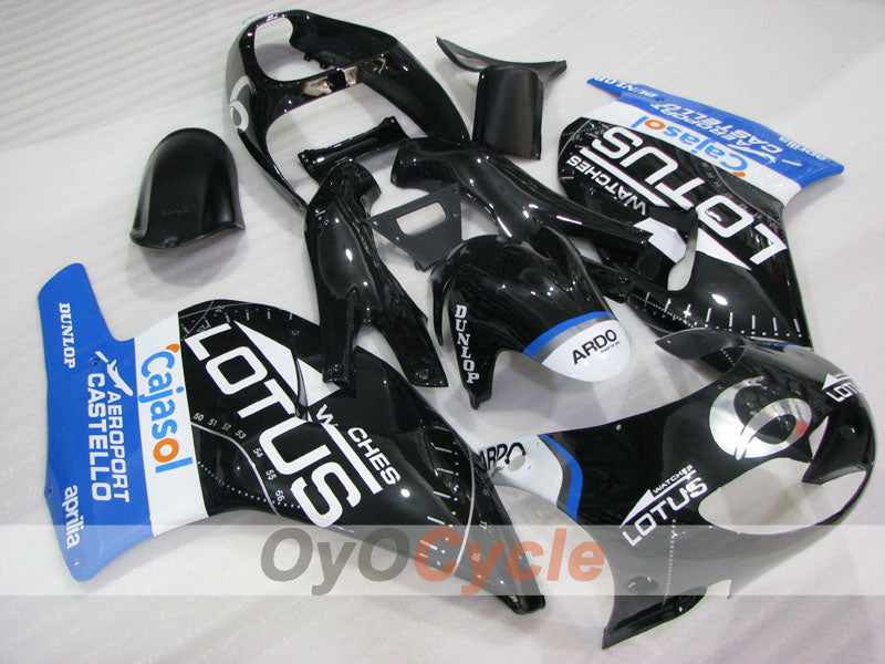 Kit de carénage pour Aprilia RS250 98-02 - Bleu, Noir - Personnalisé #OYO87906290