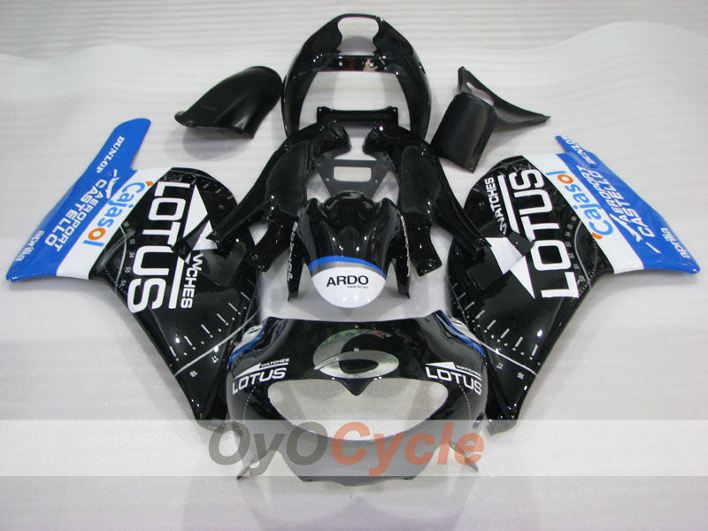 Kit de carénage pour Aprilia RS250 98-02 - Bleu, Noir - Personnalisé #OYO87906290