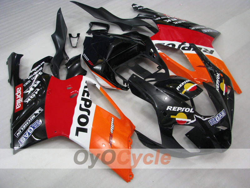 Kit de carénage pour Aprilia RSV1000R 03-06 - Rouge, Orange, Noir - PEPSI #OYO87906293 Image principale du produit