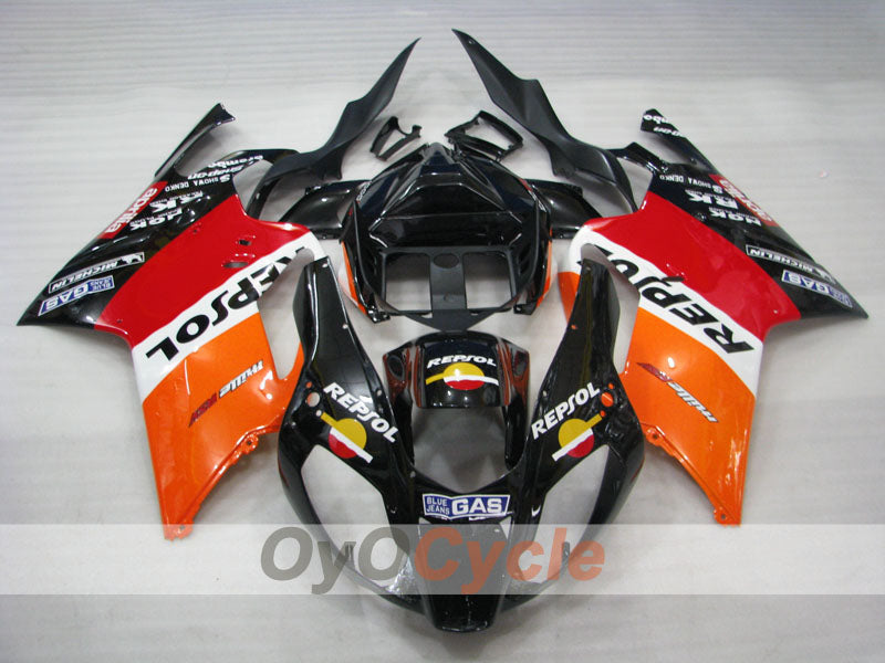 Kit de carénage pour Aprilia RSV1000R 03-06 - Rouge, Orange, Noir - PEPSI #OYO87906293 Image secondaire du produit