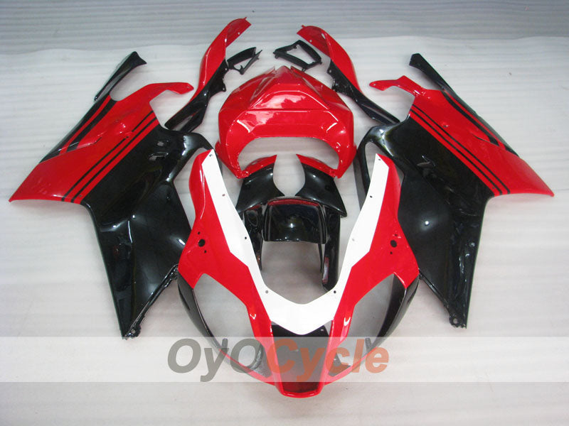 Kit de carénage pour Aprilia RSV1000R 03-06 - Rouge, Noir - Style d'usine #OYO87906294