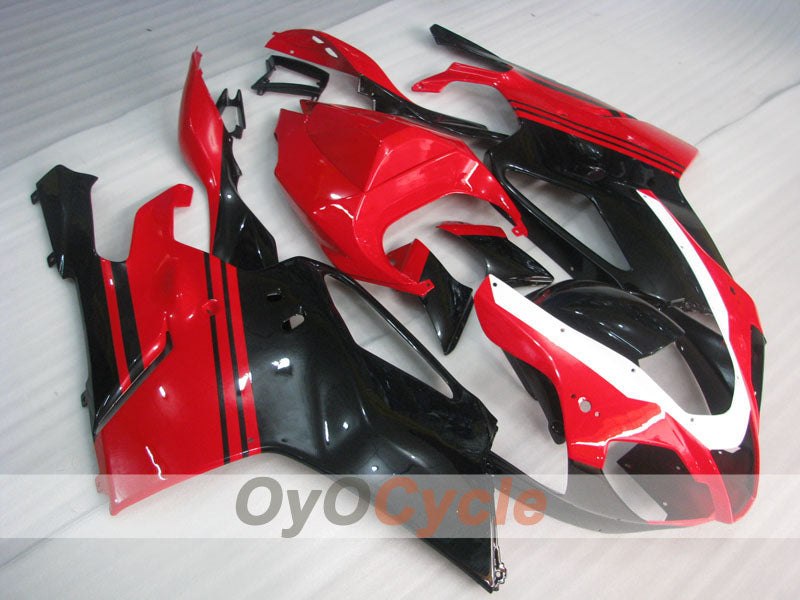 Kit de carénage pour Aprilia RSV1000R 03-06 - Rouge, Noir - Style d'usine #OYO87906294