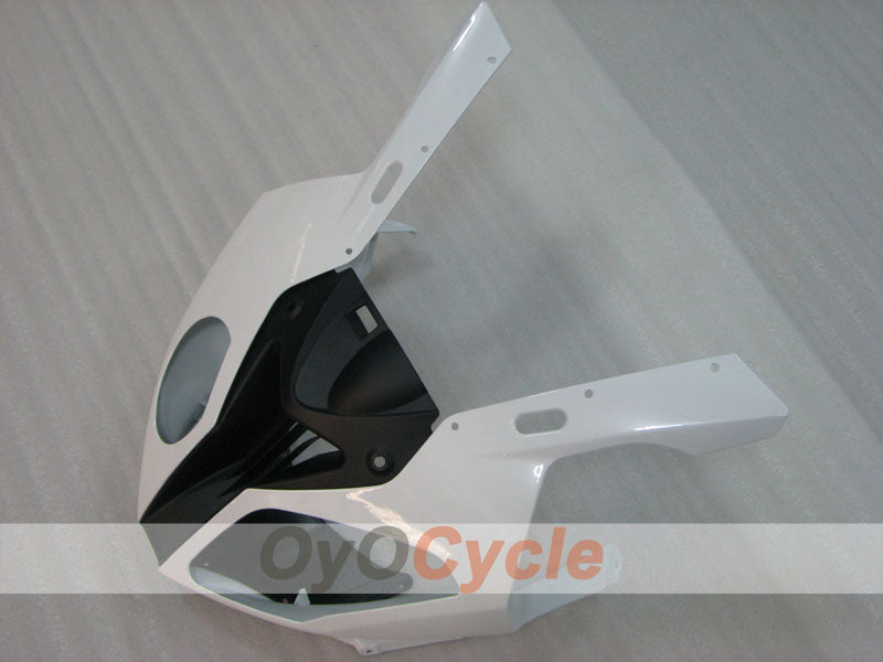 Kit de carénage injecté pour BMW S1000RR 09-14 - Blanc, Noir - Style d'usine, Personnalisable #OYO87906299