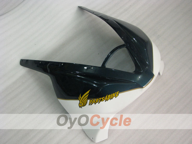 Kit de carénage injecté pour Triumph Daytona 675 06-08 - Blanc, Noir - Style d'usine #OYO87906300