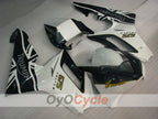 Kit de carénage injecté pour Triumph Daytona 675 06-08 - Blanc, Noir - Style d'usine #OYO87906300