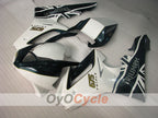Kit de carénage injecté pour Triumph Daytona 675 06-08 - Blanc, Noir - Style d'usine #OYO87906300