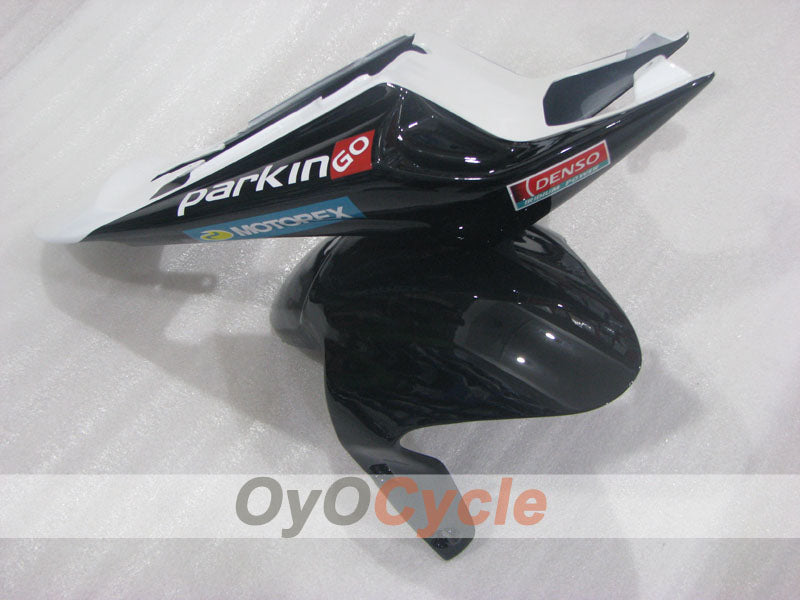 Kit de carénage injecté pour Triumph Daytona 675 06-08 - Blanc, Noir - parkingo #OYO87906301