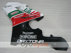 Kit de carénage injecté pour Triumph Daytona 675 06-08 - Vert, Blanc, Noir - Castrol #OYO87906302