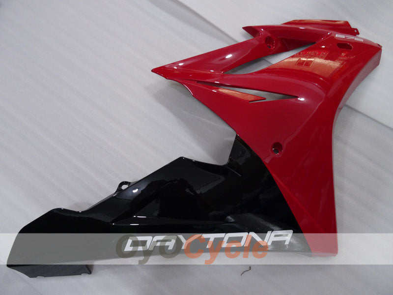 Kit de carénage à injection pour Triumph Daytona 675 09-12 - Rouge, noir - Style d'origine #OYO87906305