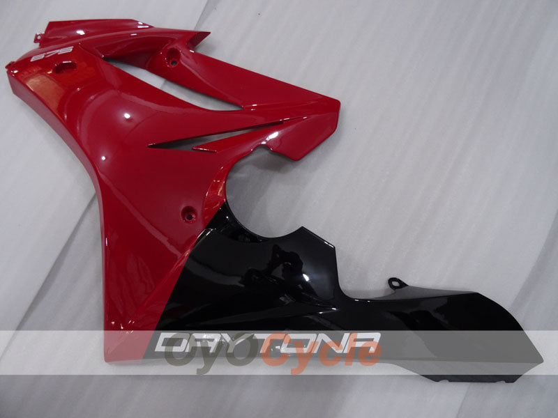 Kit de carénage à injection pour Triumph Daytona 675 09-12 - Rouge, noir - Style d'origine #OYO87906305