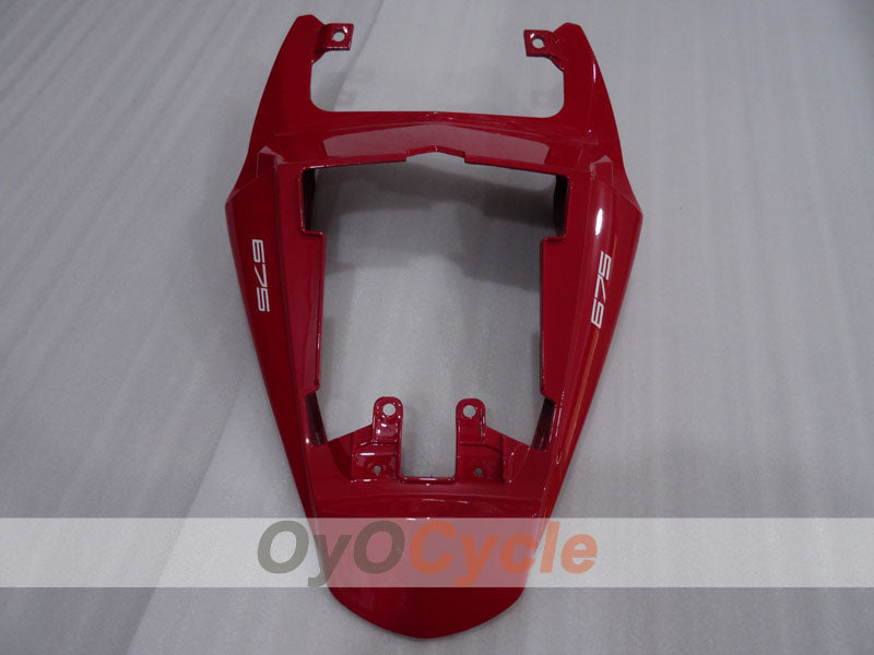 Kit de carénage à injection pour Triumph Daytona 675 09-12 - Rouge, noir - Style d'origine #OYO87906305