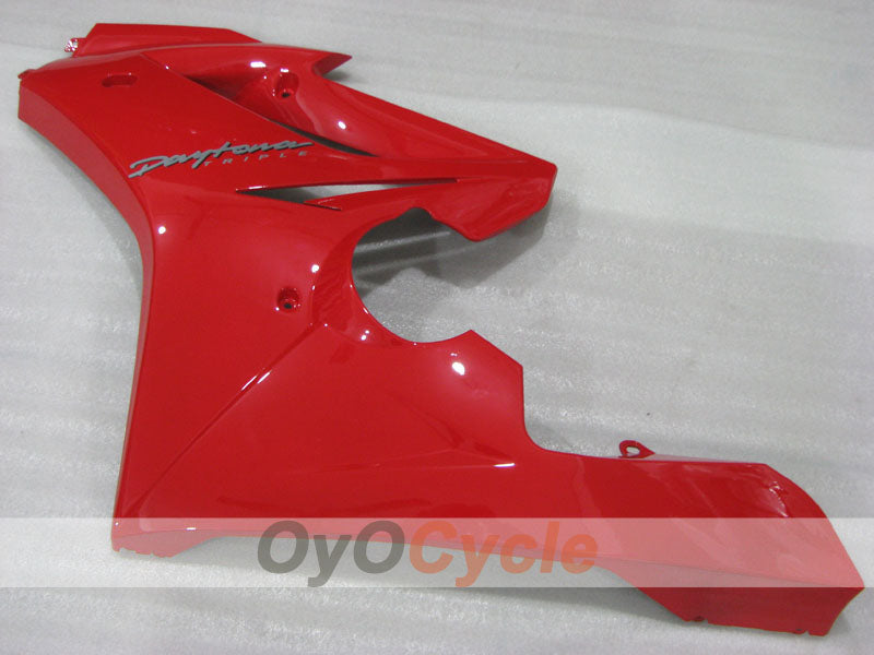 Kit de carénage à injection pour Triumph Daytona 675 09-12 - Rouge - Style d'origine #OYO87906306