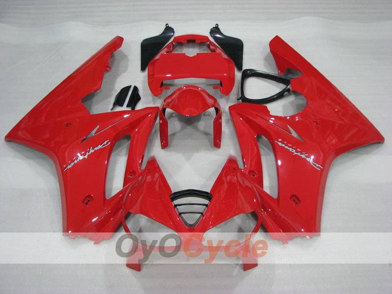 Kit de carénage à injection pour Triumph Daytona 675 09-12 - Rouge - Style d'origine #OYO87906306