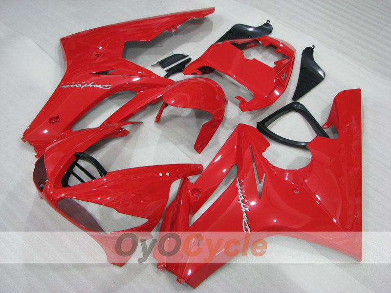Kit de carénage à injection pour Triumph Daytona 675 09-12 - Rouge - Style d'origine #OYO87906306