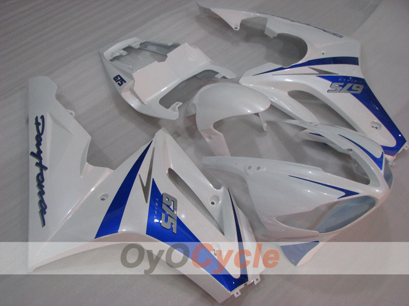 Kit de carénage à injection pour Triumph Daytona 675 09-12 - Bleu, blanc - Style d'origine #OYO87906307 Image secondaire du produit