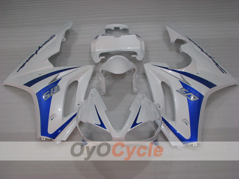Kit de carénage à injection pour Triumph Daytona 675 09-12 - Bleu, blanc - Style d'origine #OYO87906307